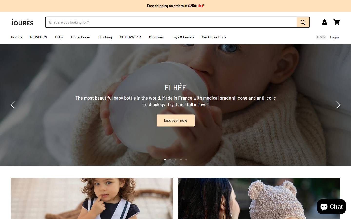joures.ca homepage screenshot