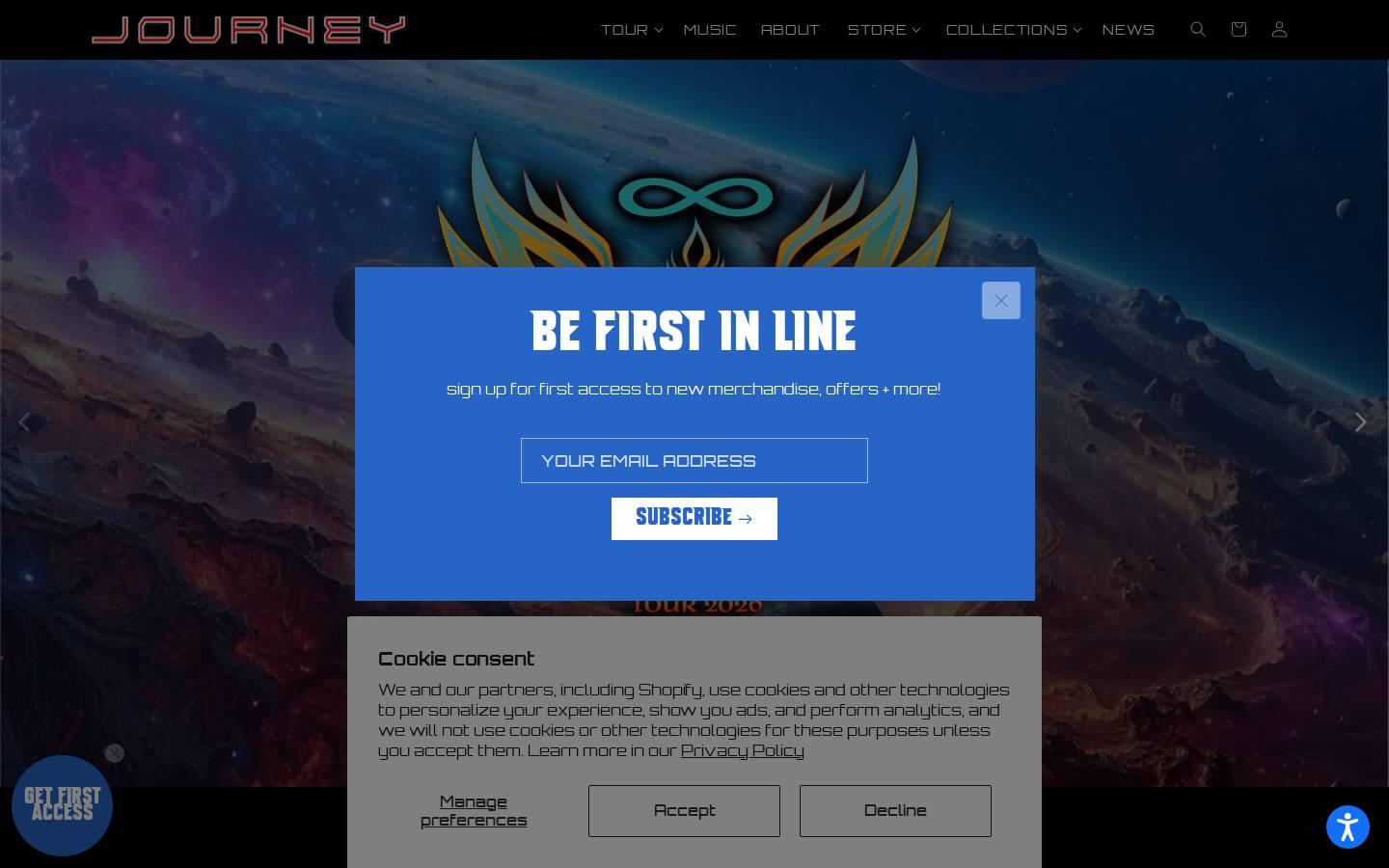 journeymusic.com homepage screenshot