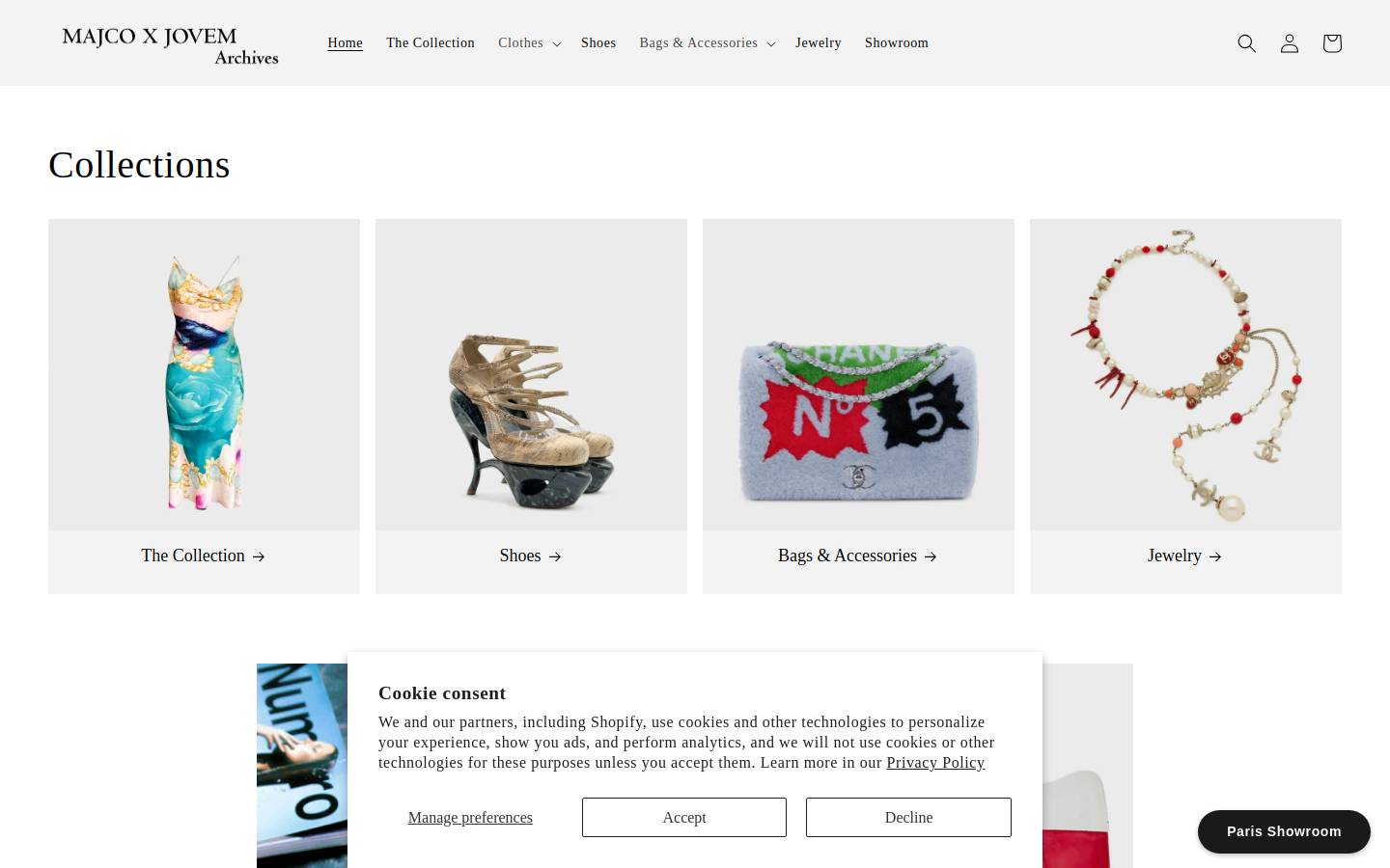 jovemarchives.com homepage screenshot