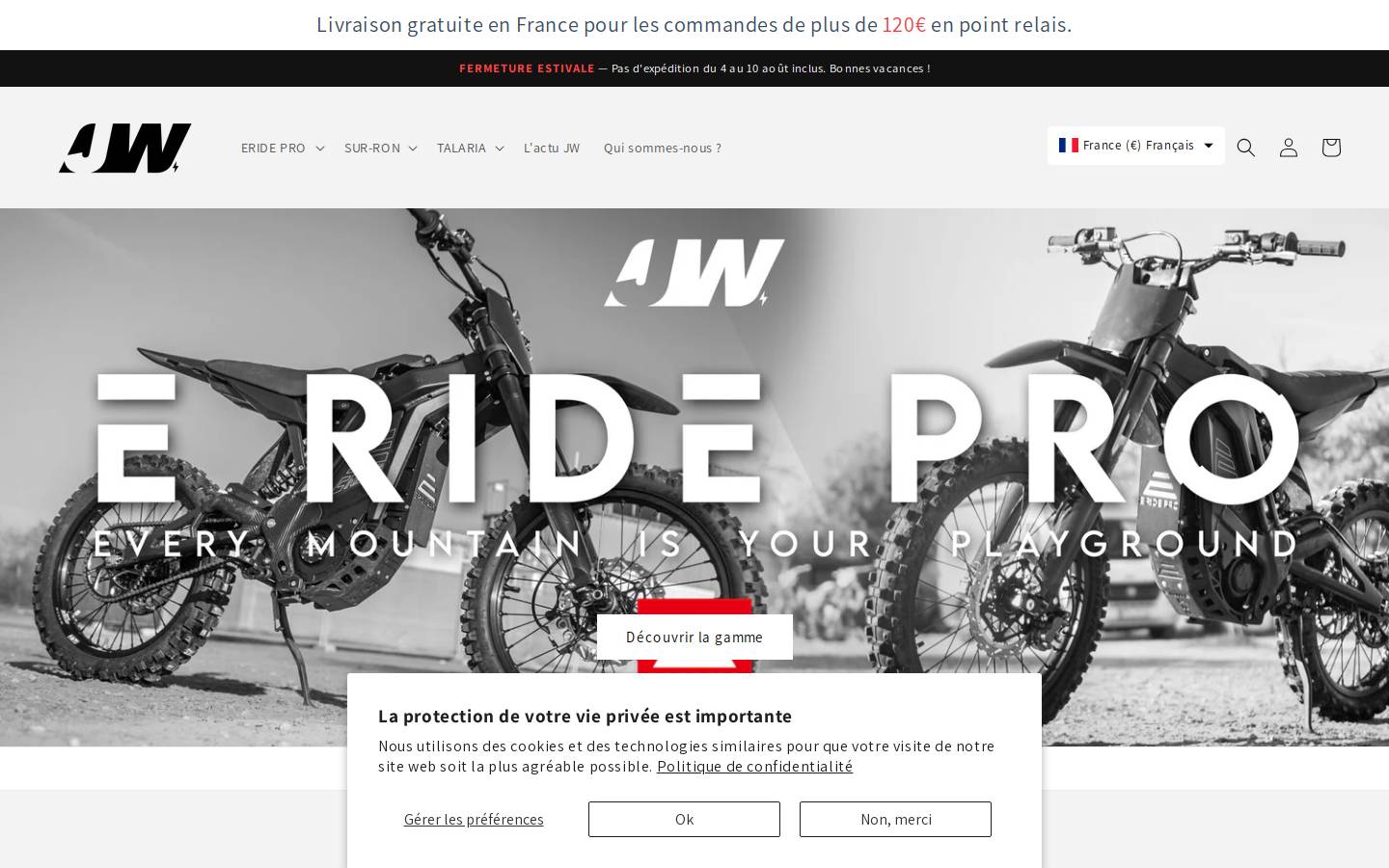 Jowillshop homepage screenshot