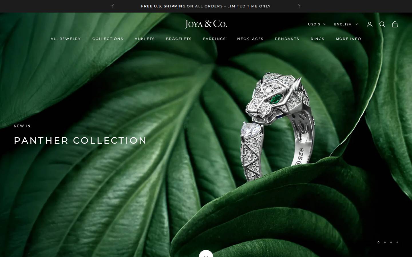 joyaandco.com homepage screenshot