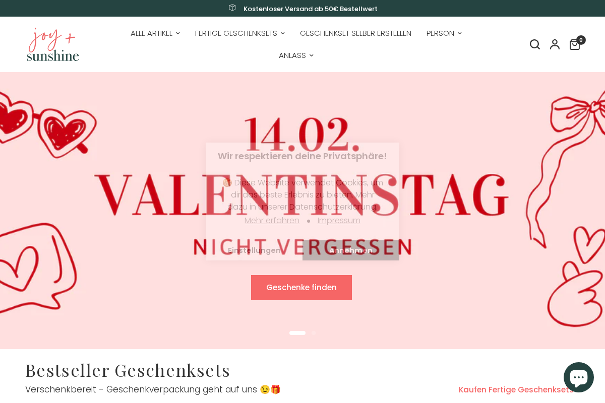 Joy+Sunshine Kornelia Kallus homepage screenshot