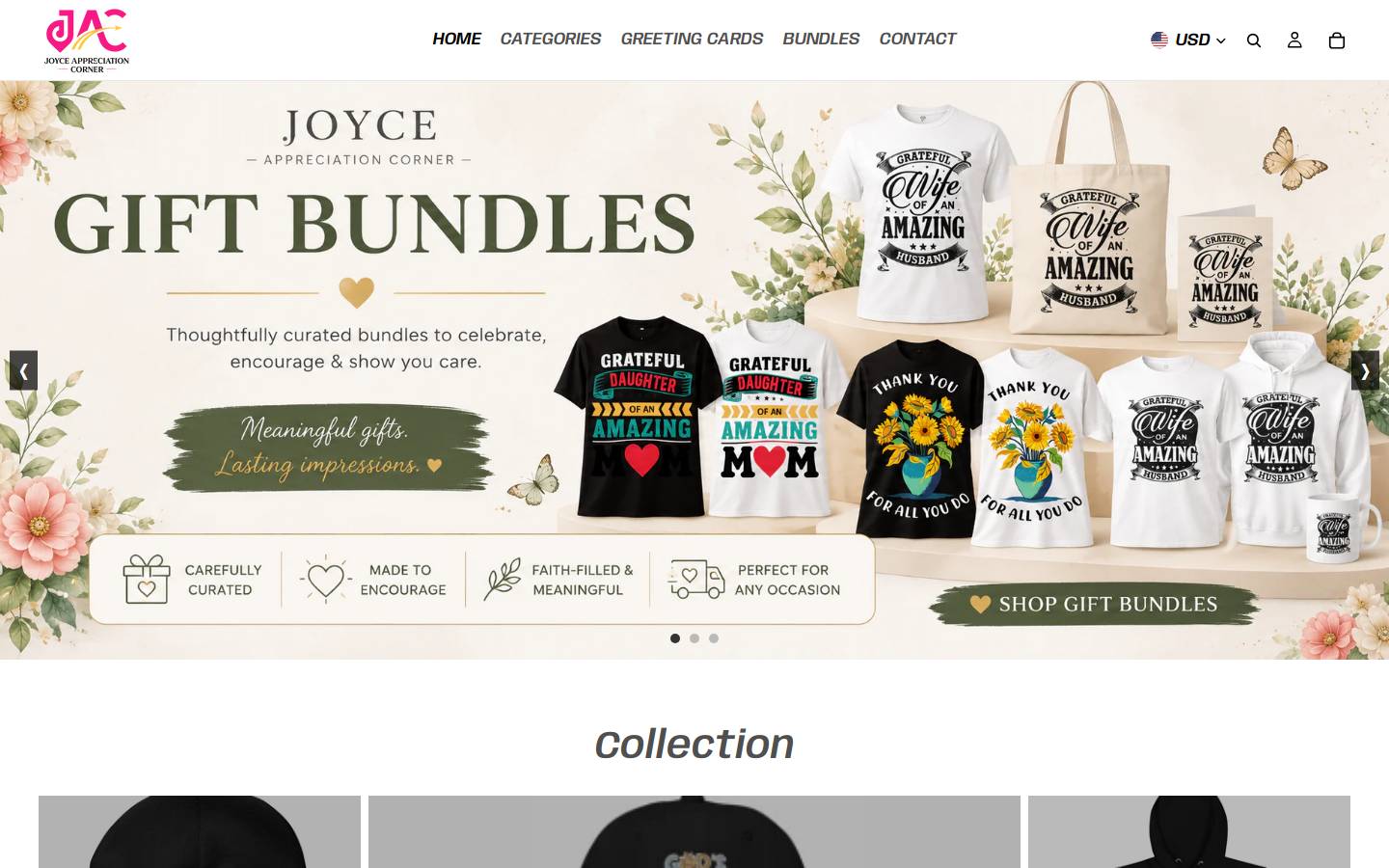 joyceappreciationcorner.com homepage screenshot