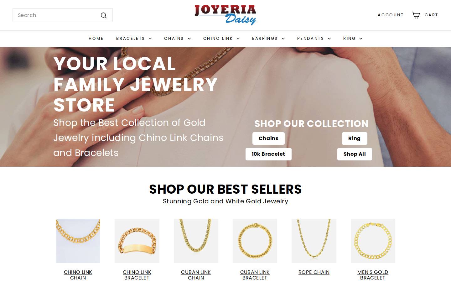 joyeriadaisy.com homepage screenshot