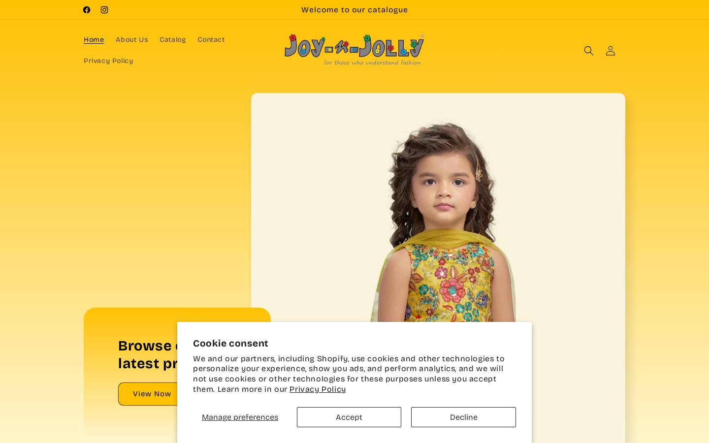 joynjolly.in homepage screenshot