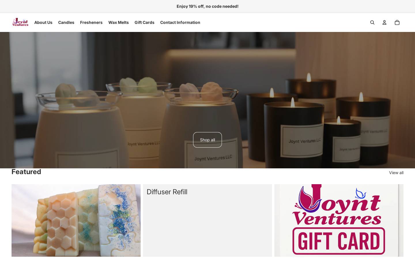 joyntventuresllc.com homepage screenshot