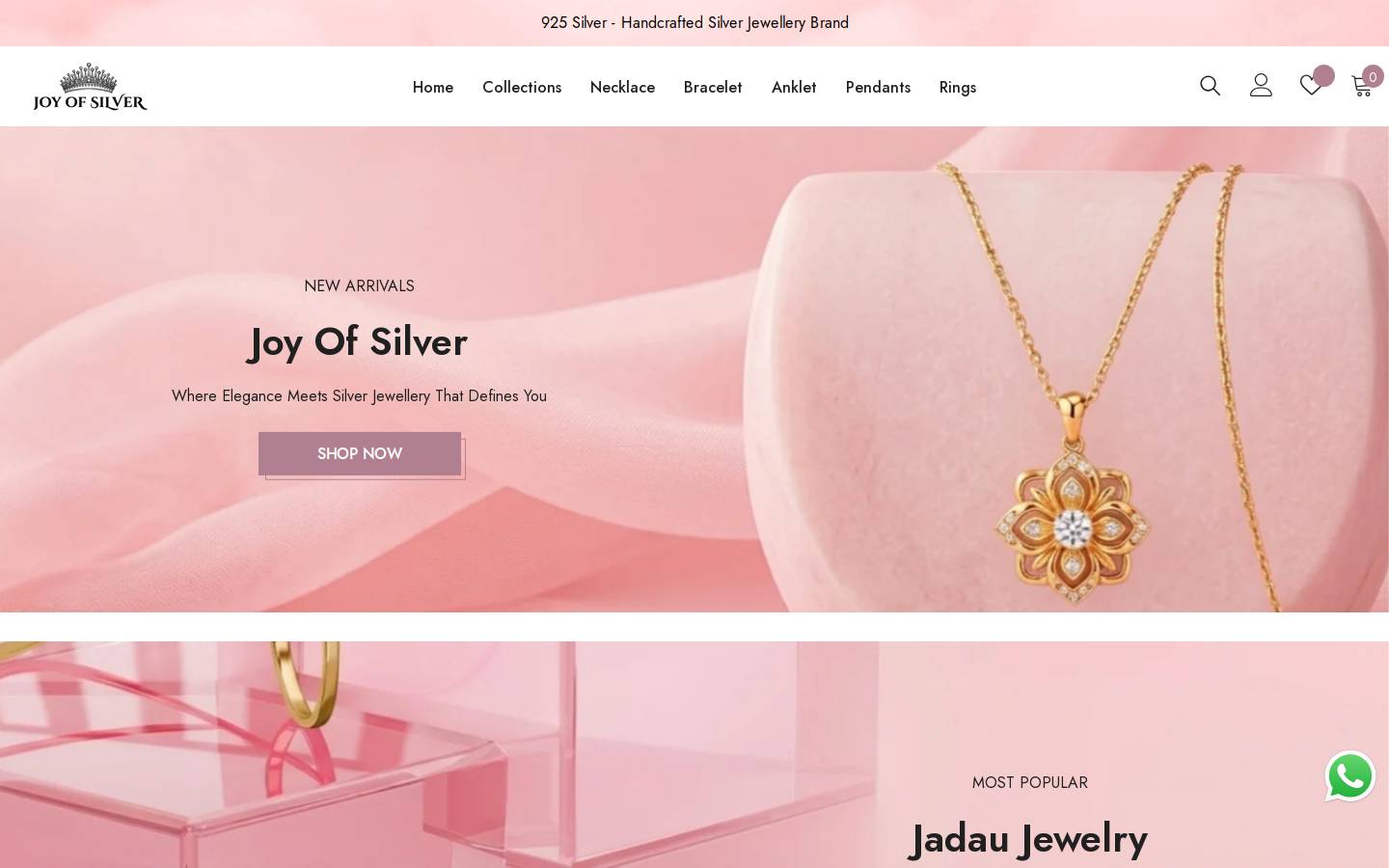 joyofsilver.com homepage screenshot