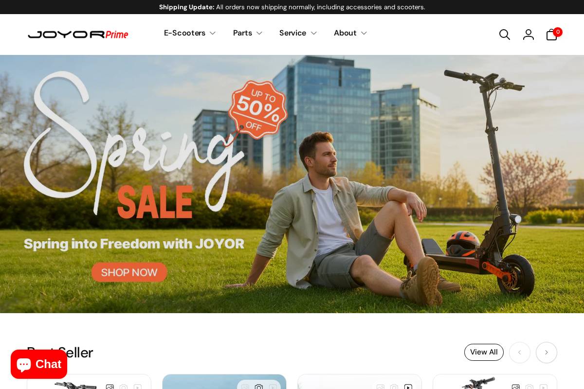 Joyorprime homepage screenshot