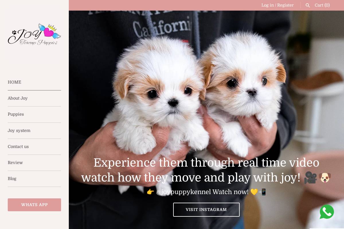 joypuppy.net homepage screenshot