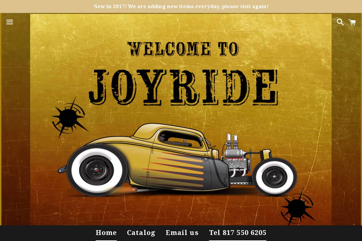 joyridehotrods.com homepage screenshot