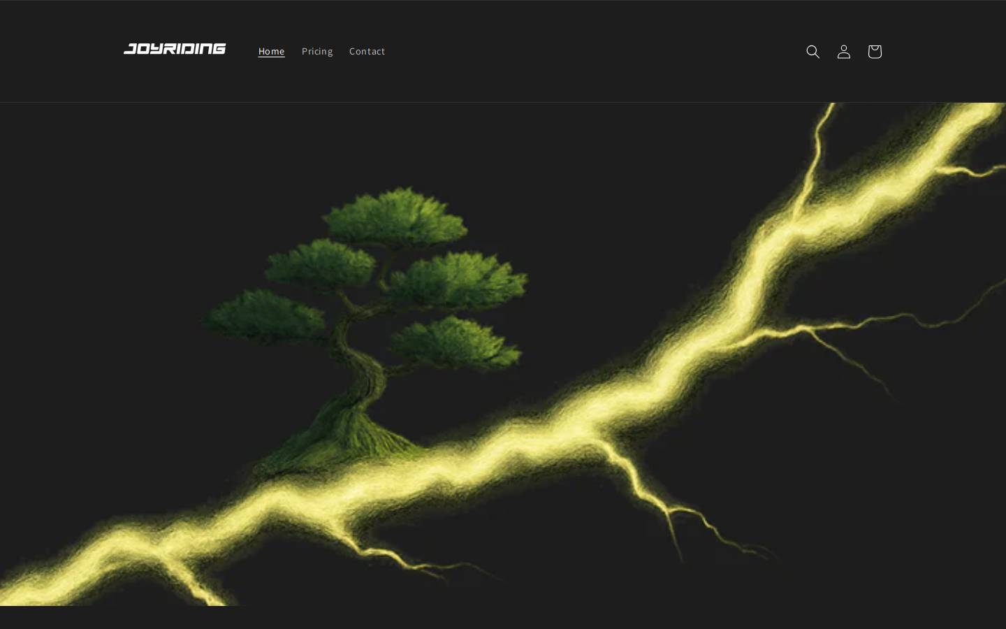 joyriding.co homepage screenshot