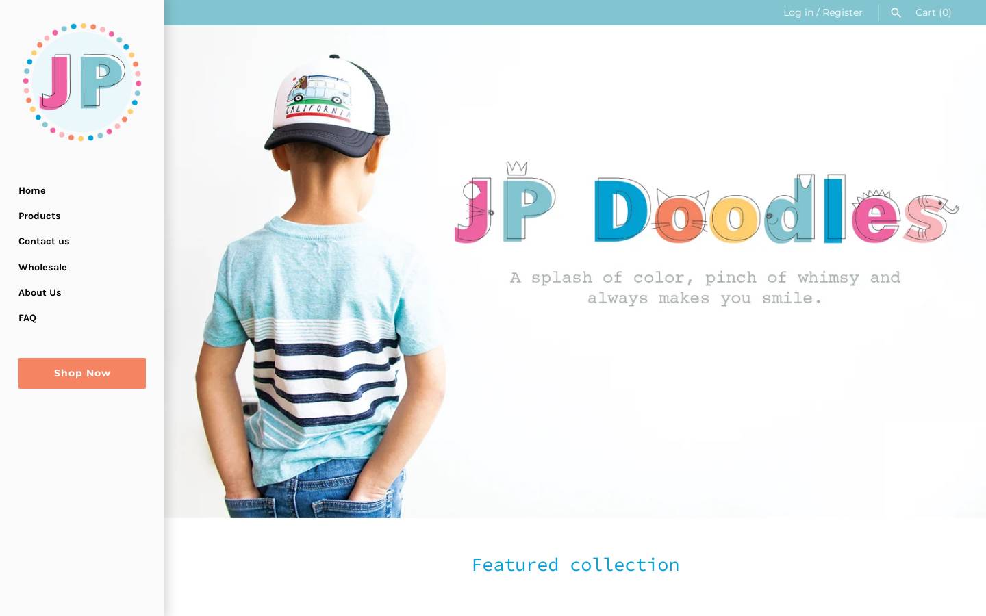 jpdoodles.com homepage screenshot