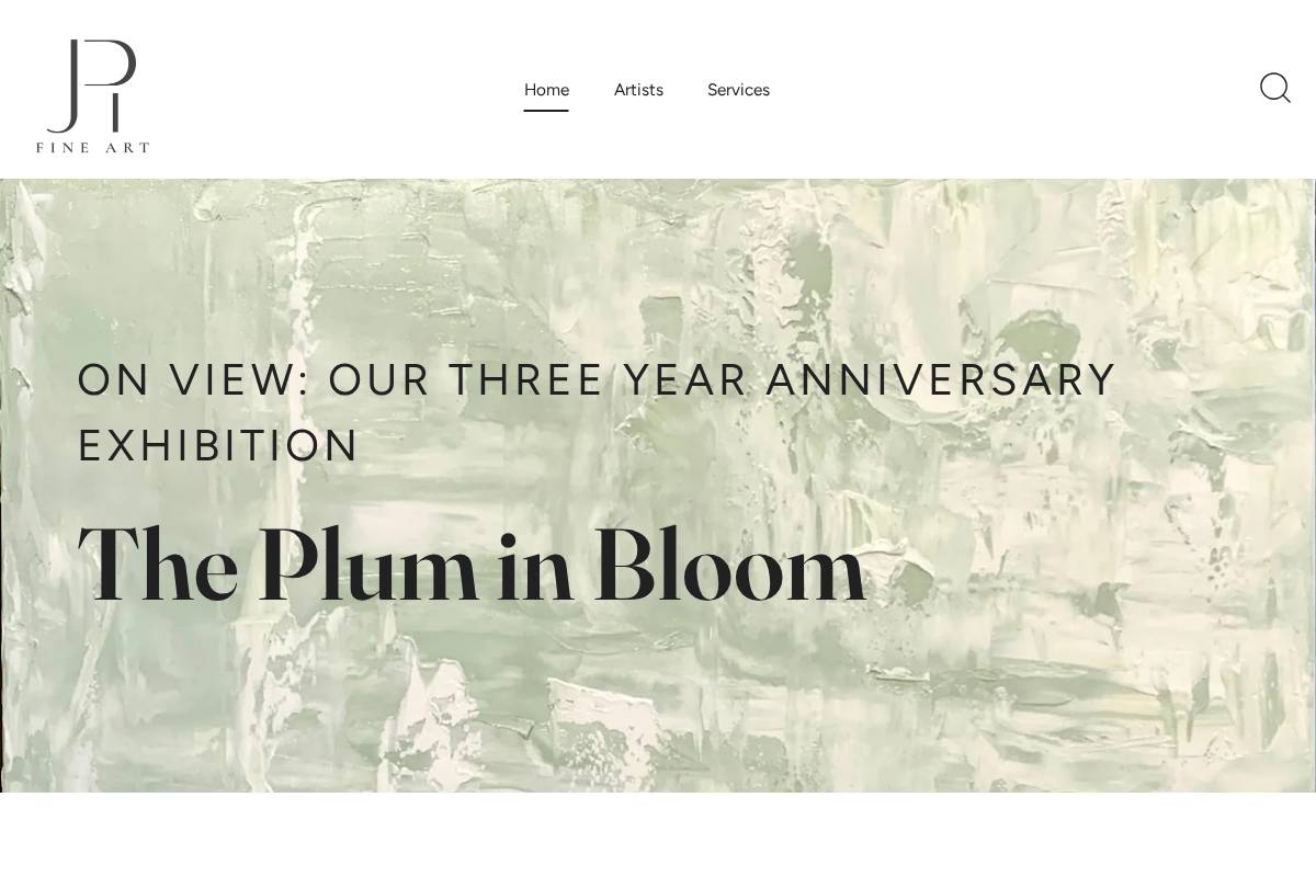 jphfineart.com homepage screenshot