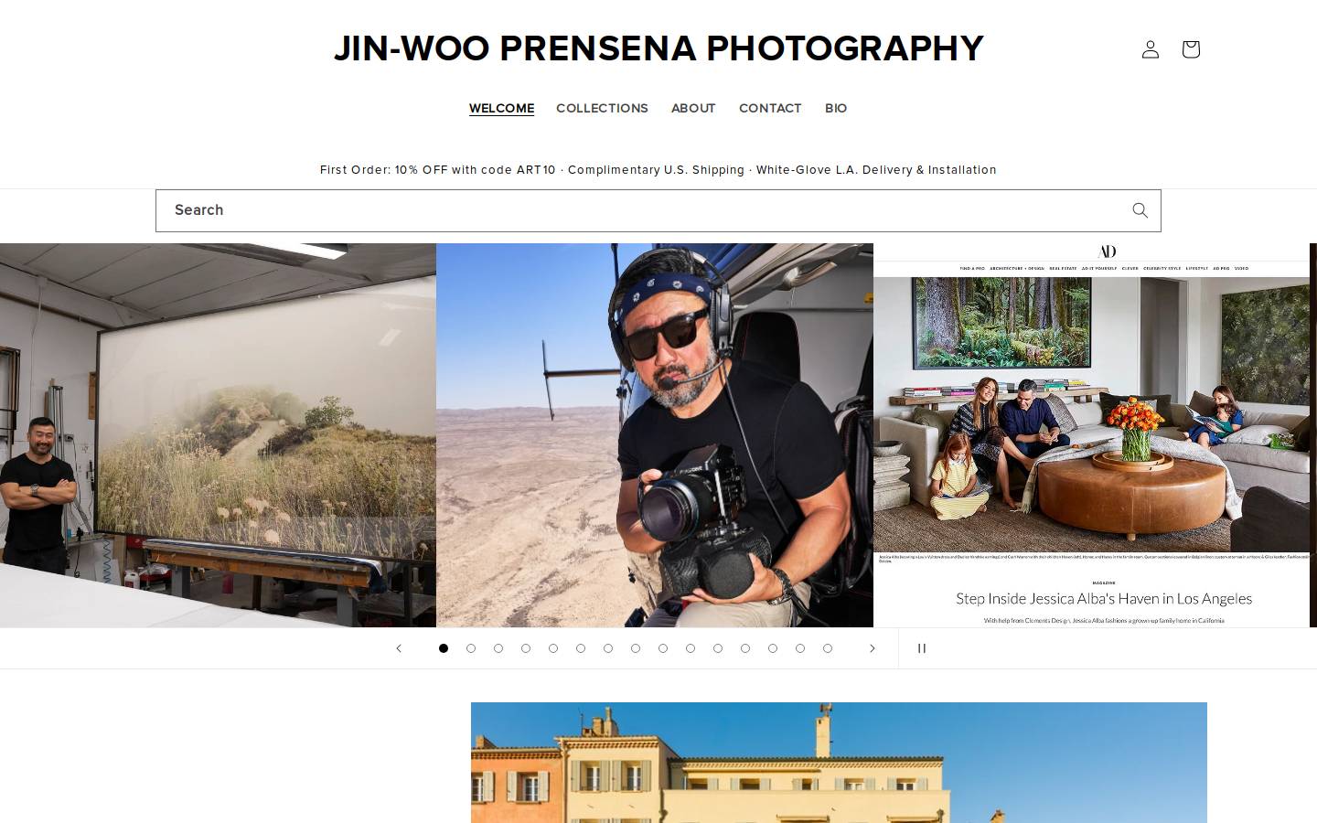 jprensena.com homepage screenshot