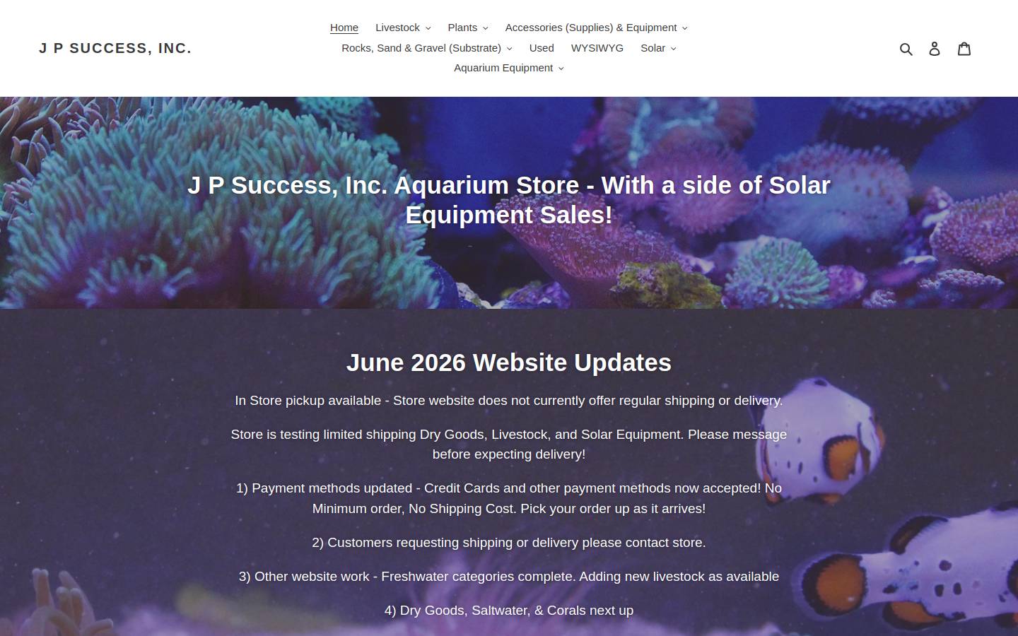 jpsuccess.com homepage screenshot