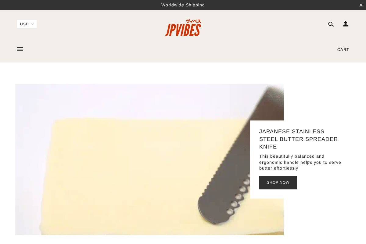 jpvibes.com homepage screenshot