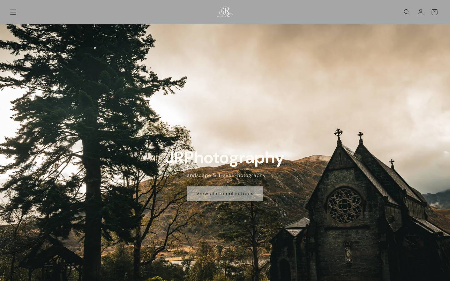 jrphotographystudio.com homepage screenshot