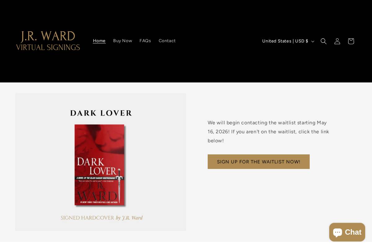jrwardvs.com homepage screenshot