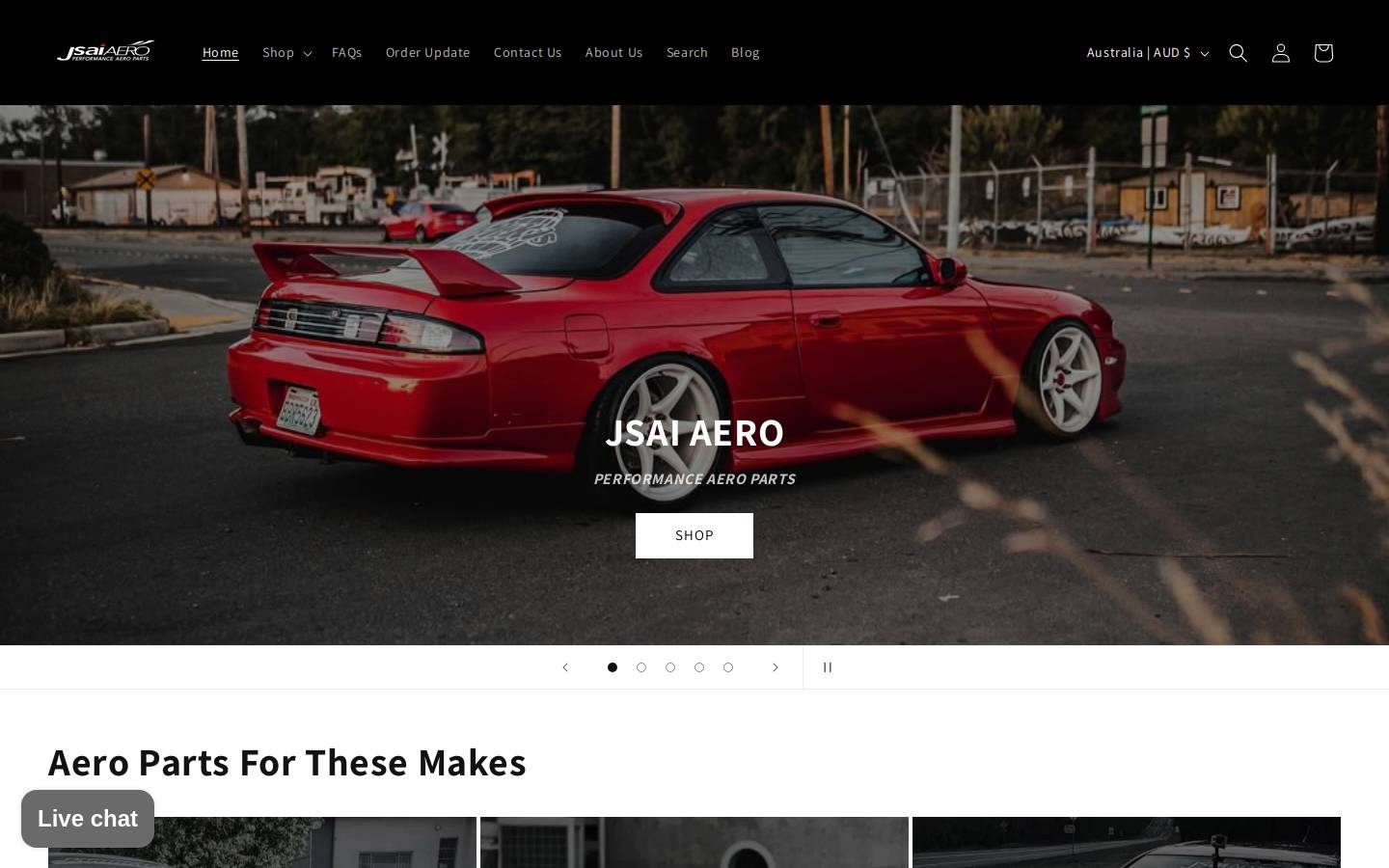 jsai.com.au homepage screenshot