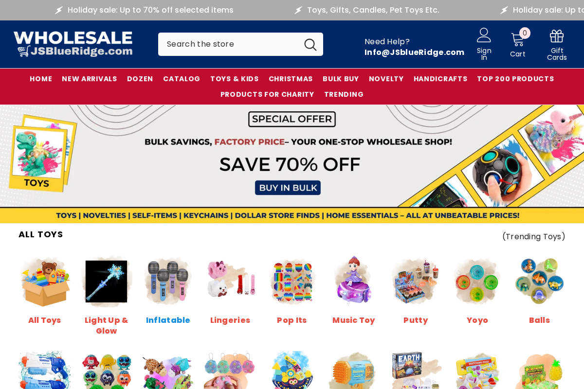 jsblueridge.com homepage screenshot