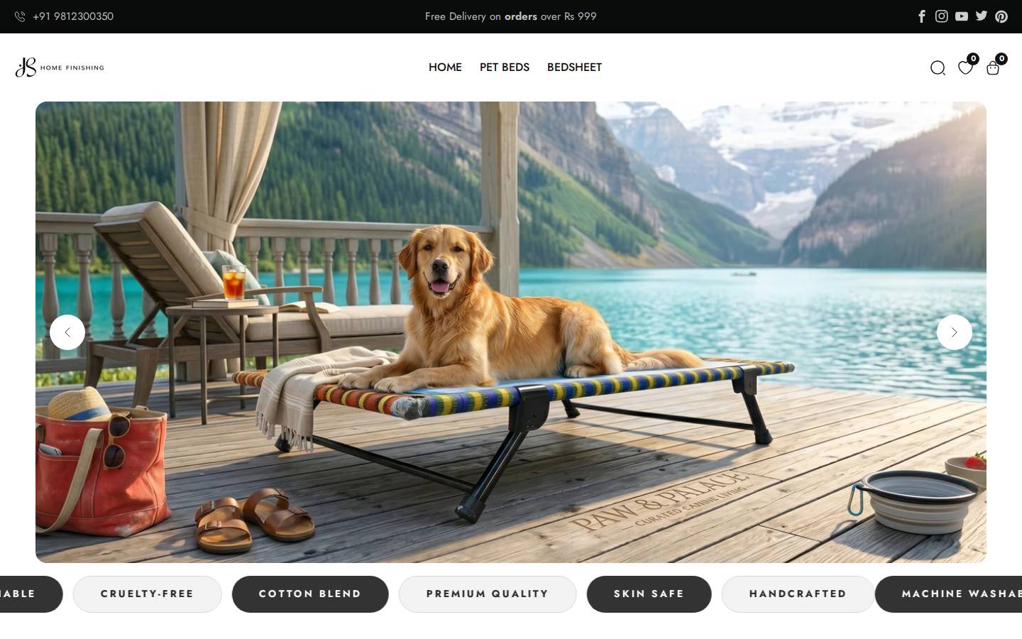 jshomefinishing.com homepage screenshot