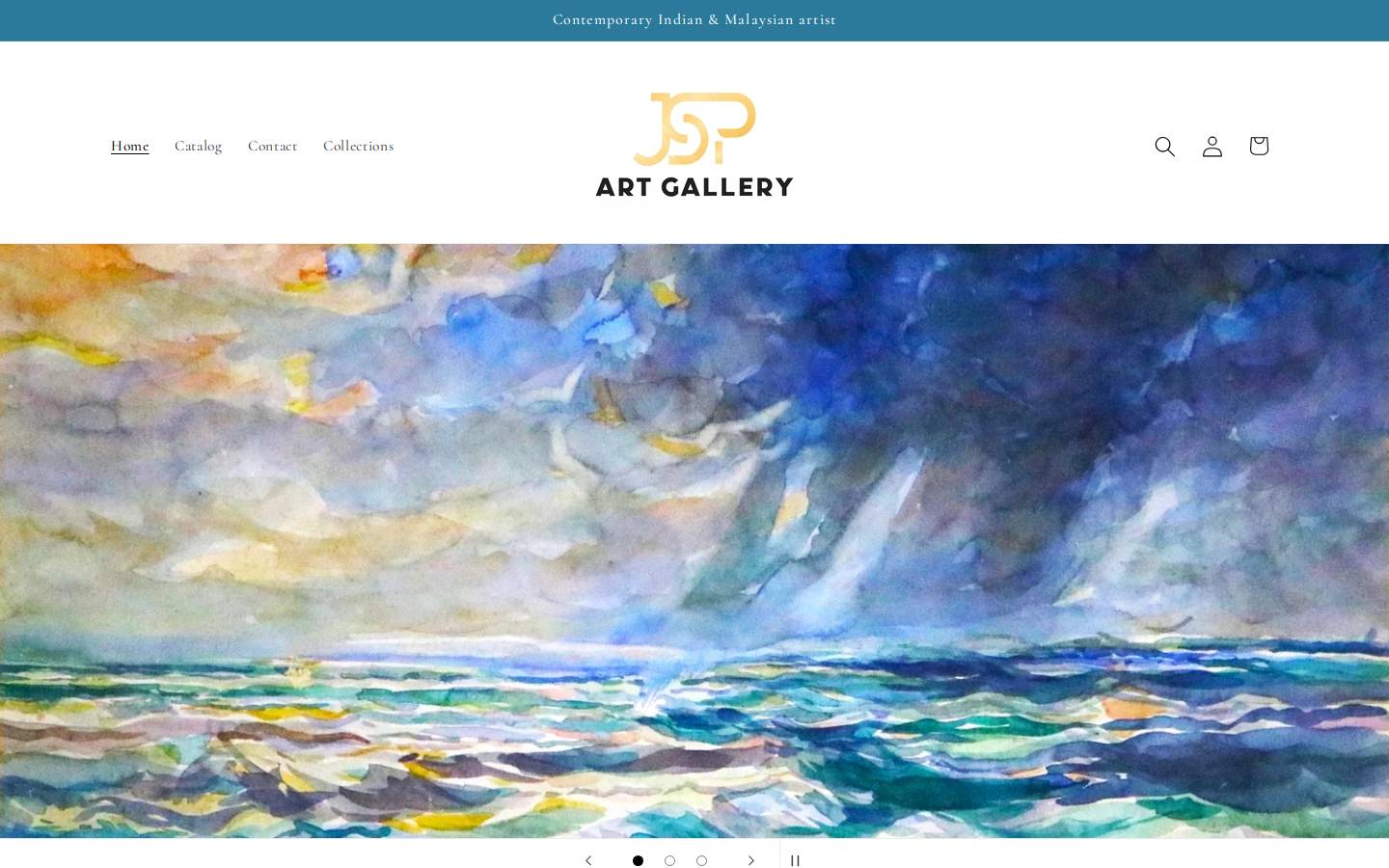 jspartgallery.com homepage screenshot