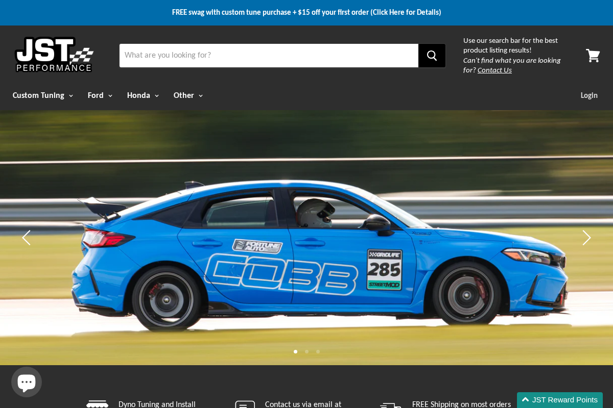 JST Performance, LLC homepage screenshot