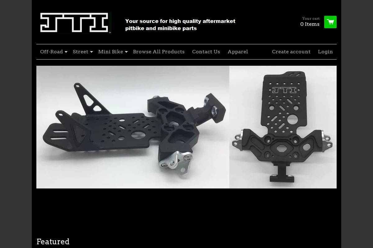 jtiproducts.com homepage screenshot