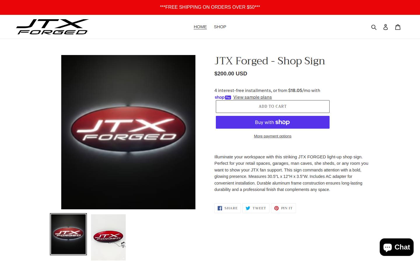 jtxmerch.com homepage screenshot