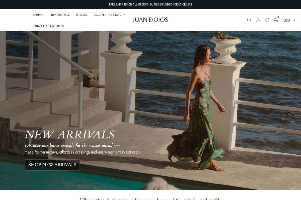 juandedios.com homepage screenshot