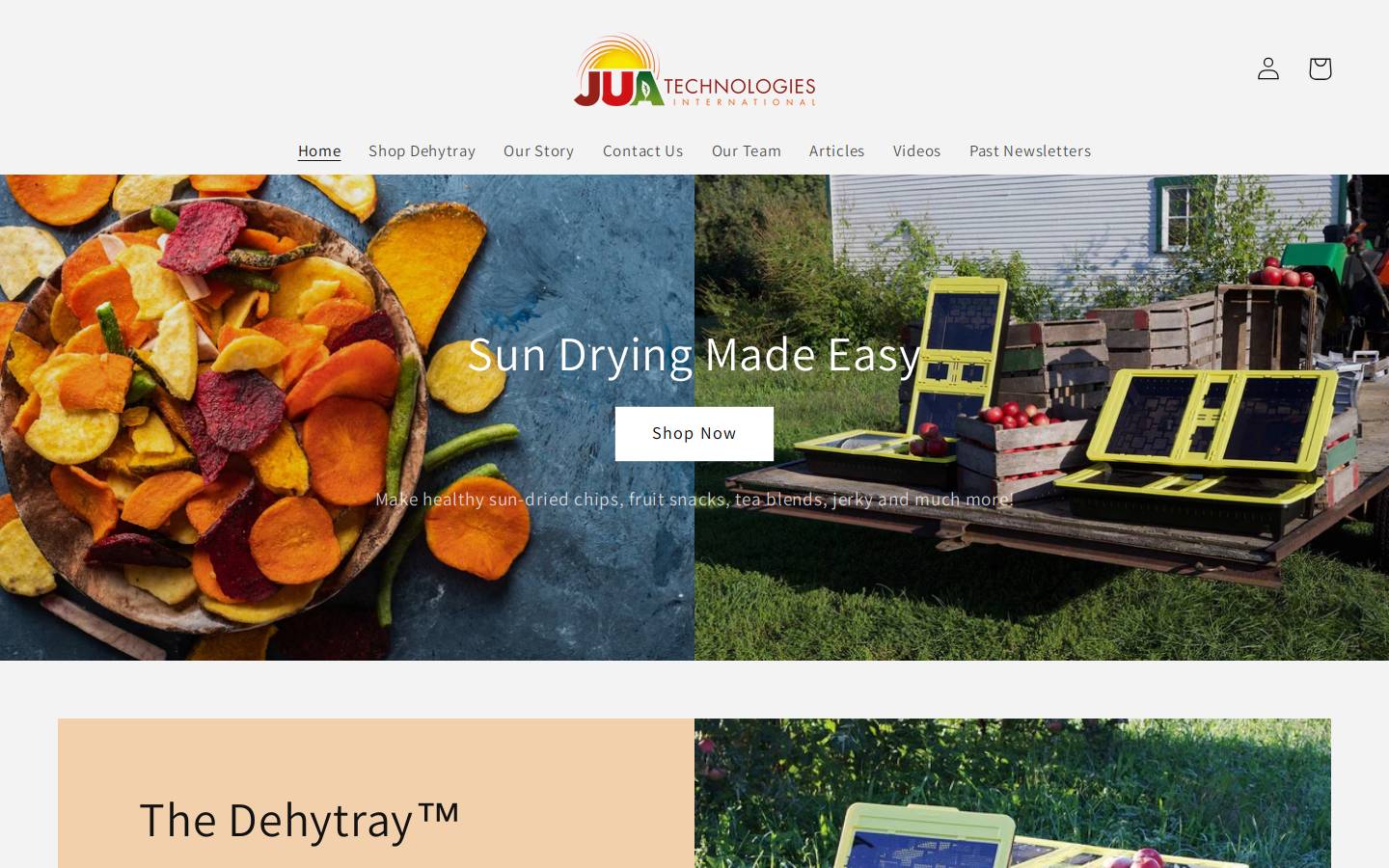 juatechnology.com homepage screenshot