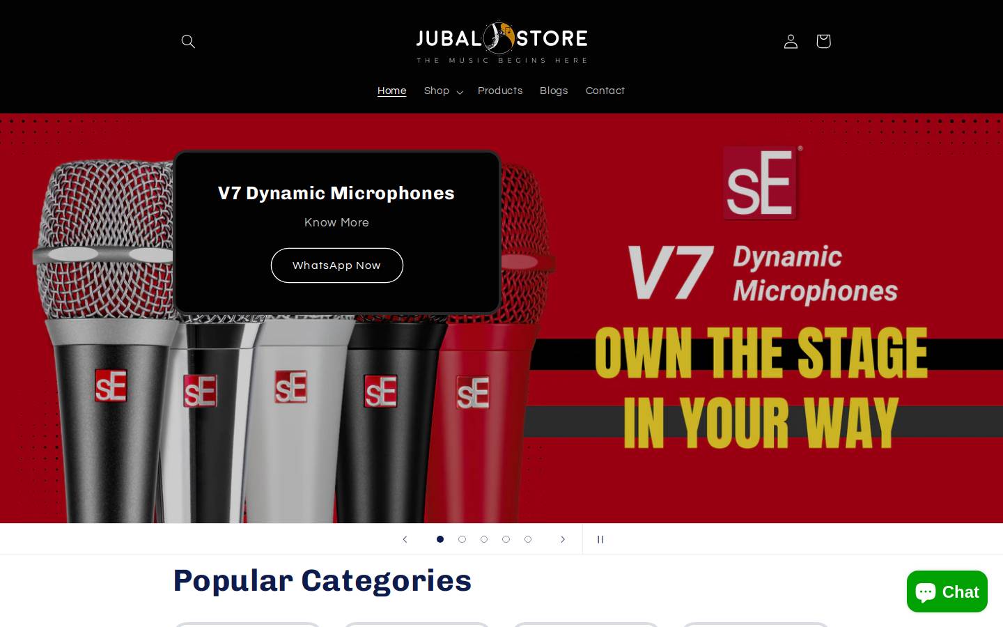 jubalstore.com homepage screenshot