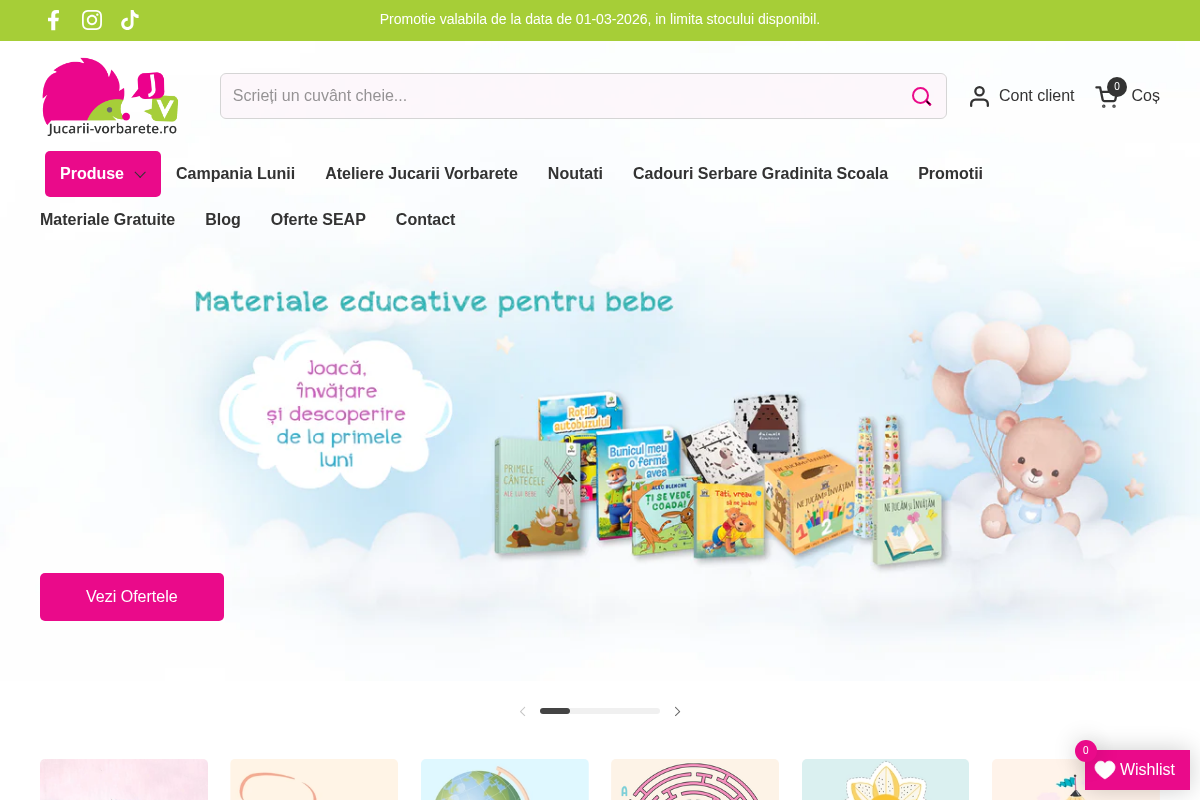Jucarii Vorbarete homepage screenshot