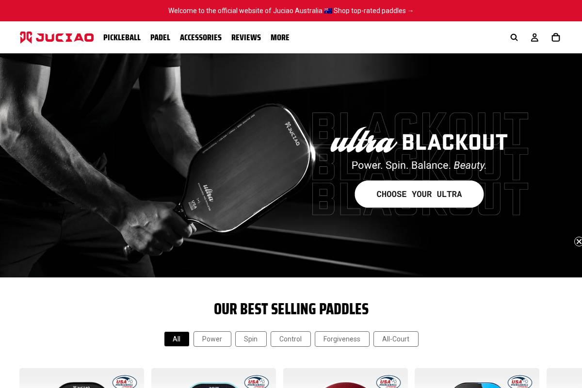 juciao.com.au homepage screenshot