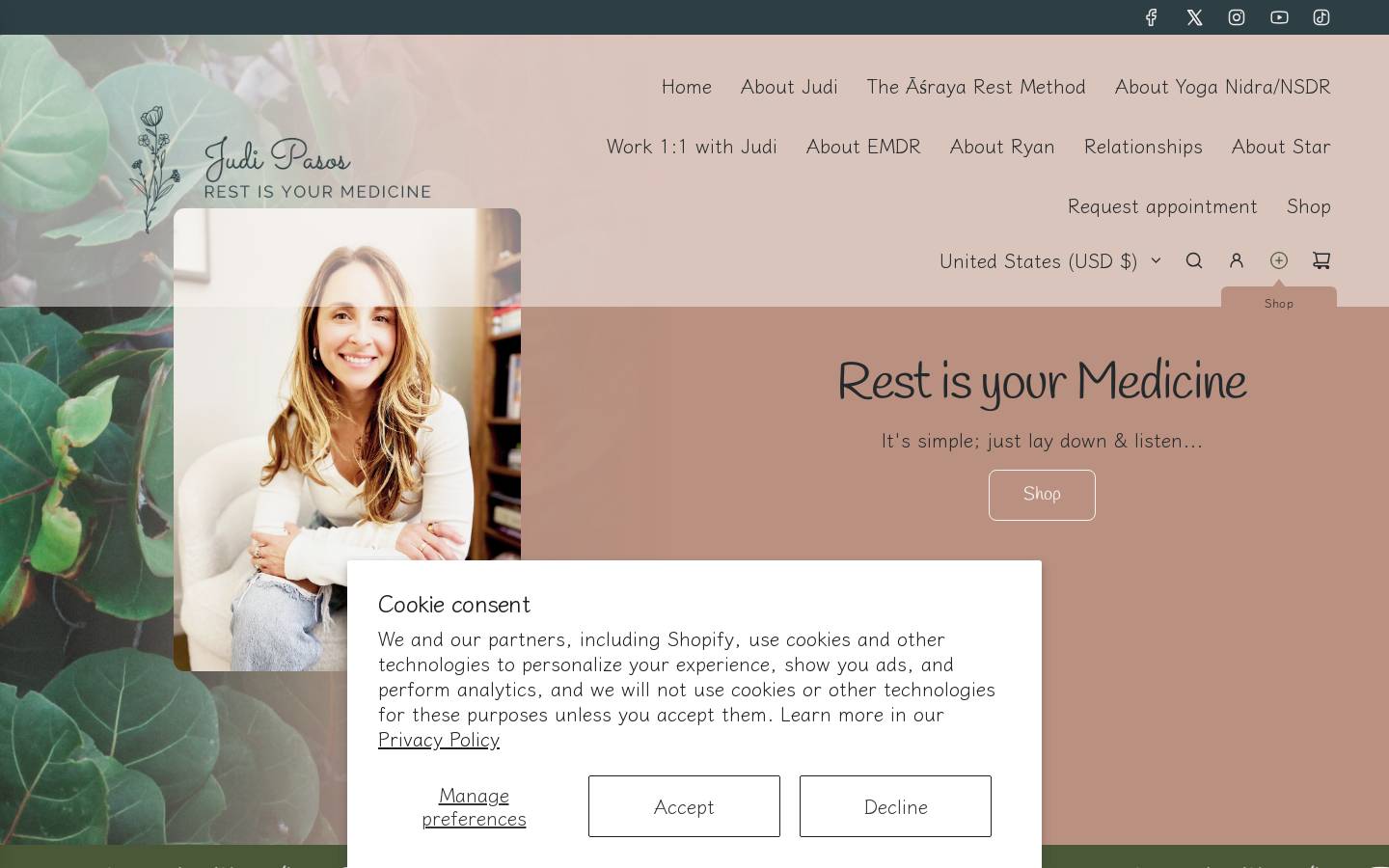judipasos.com homepage screenshot