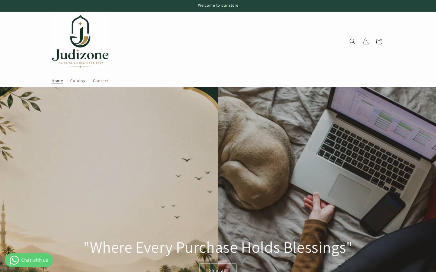 judizone.com homepage screenshot