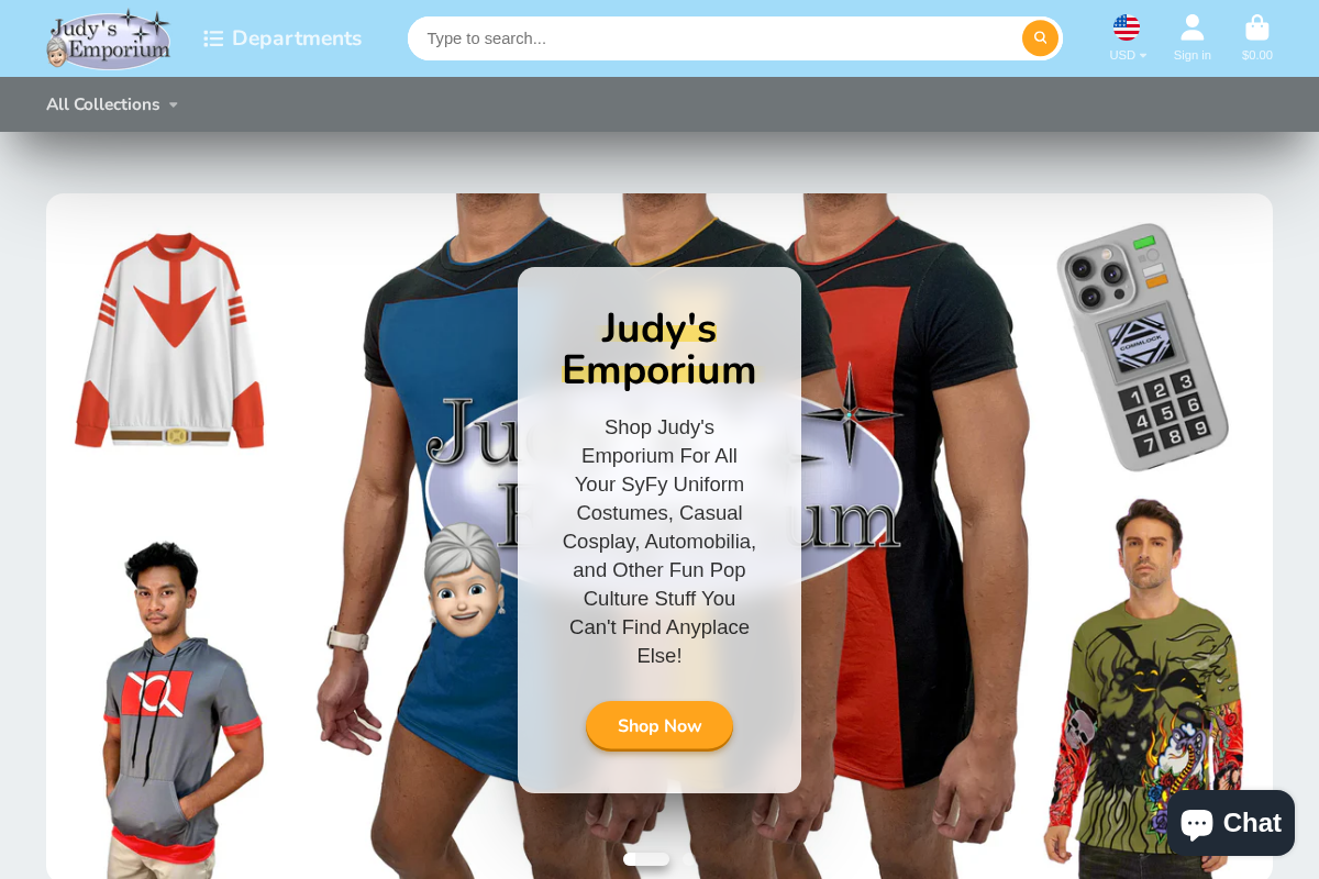 judysemporium.com homepage screenshot