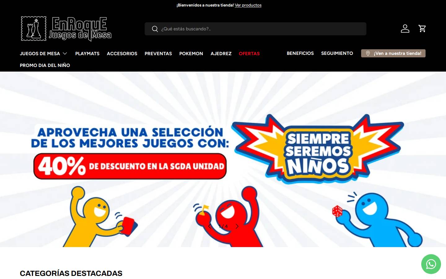 juegosenroque.cl homepage screenshot