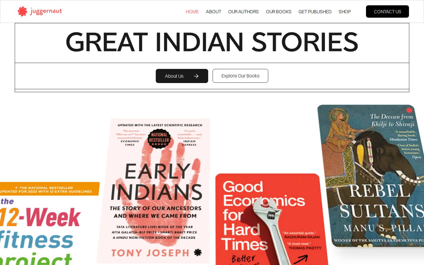 juggernaut.in homepage screenshot