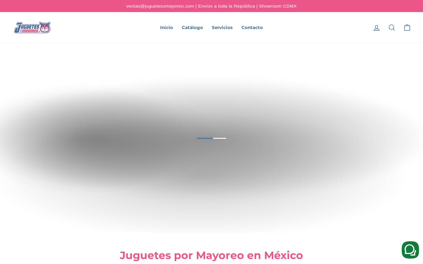 juguetesxmayoreo.com homepage screenshot