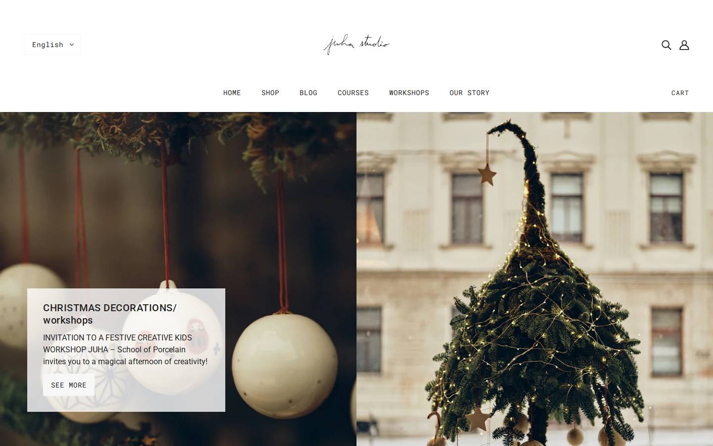 juhastudio.com homepage screenshot