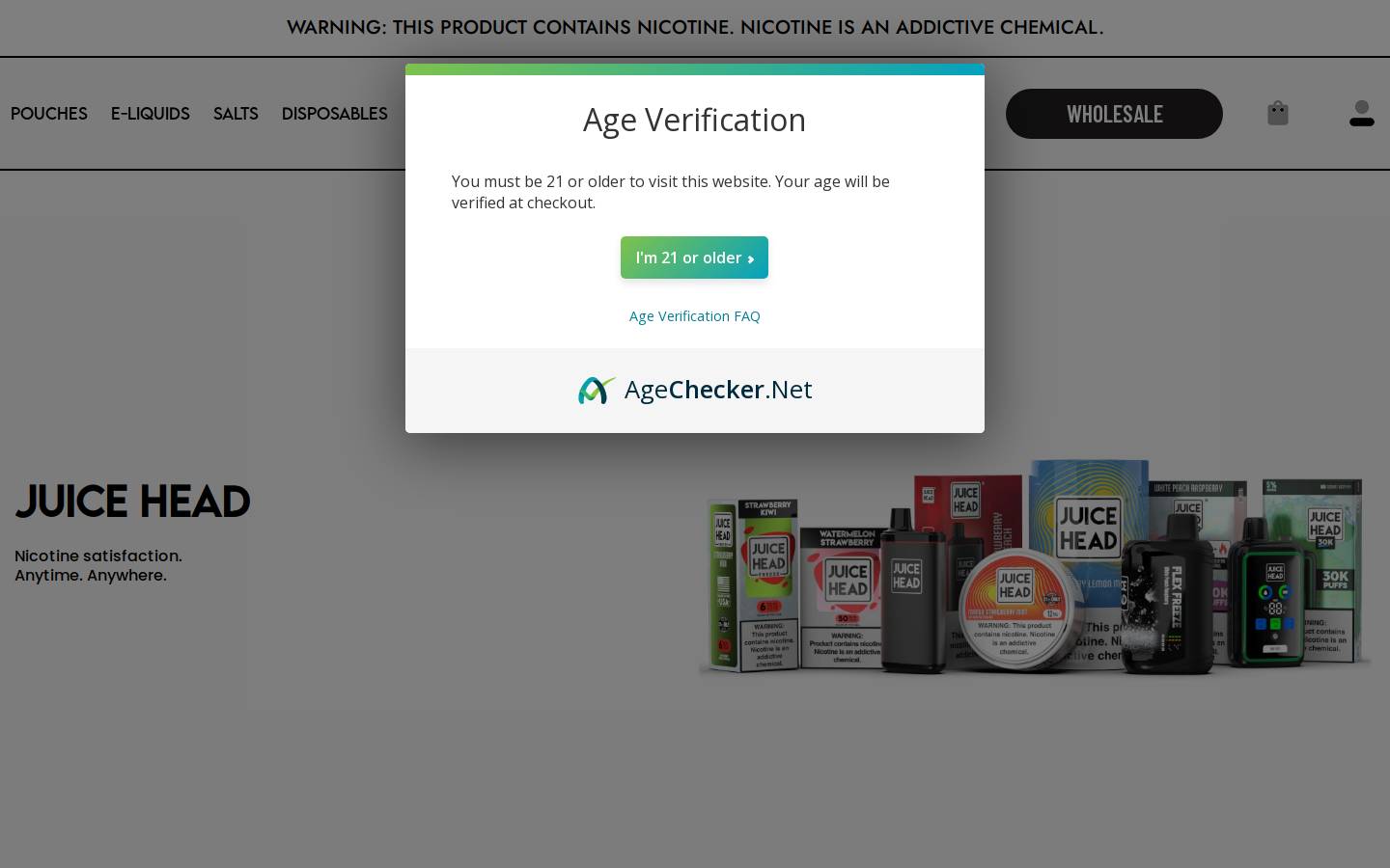 juicehead.com homepage screenshot