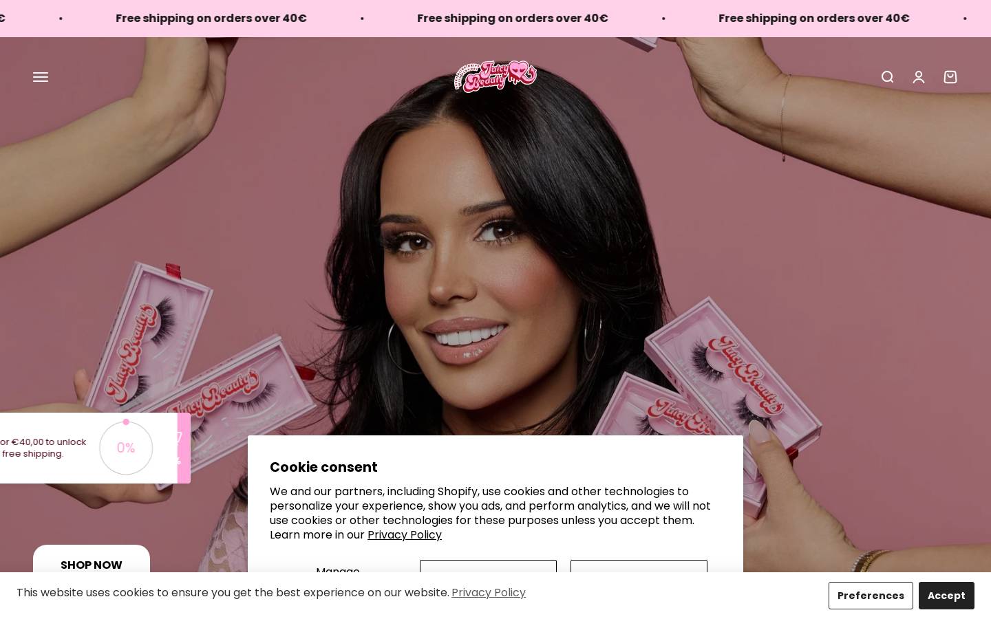 juicy-shop.com homepage screenshot