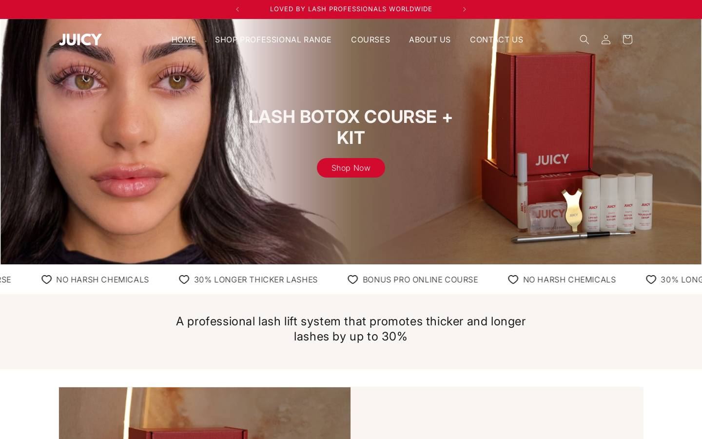 juicybotox.com homepage screenshot