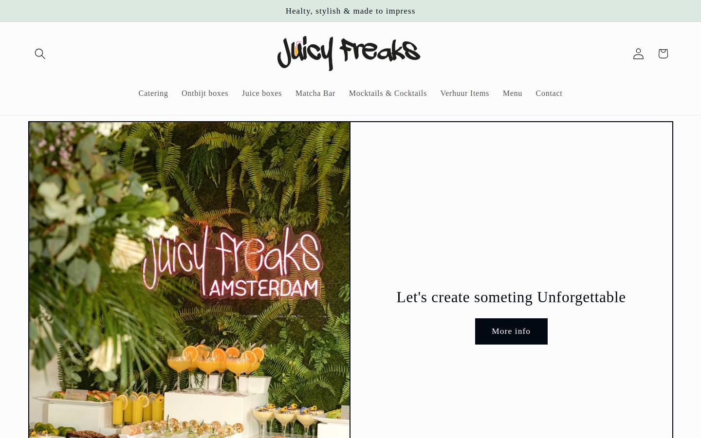 juicyfreaks.com homepage screenshot