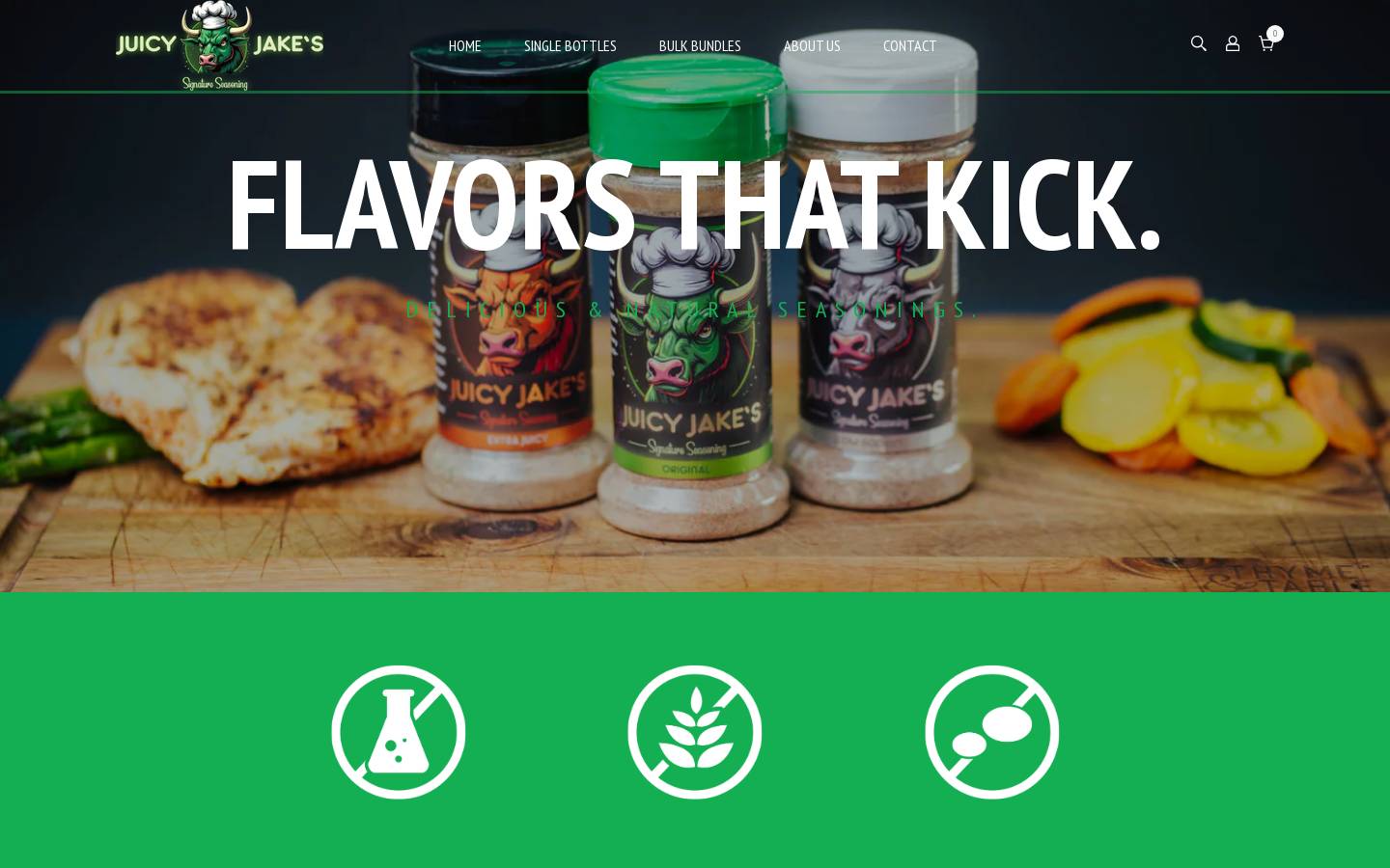 juicyjakes.com homepage screenshot