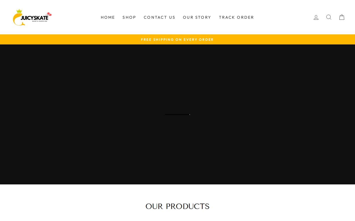 Juicyskate homepage screenshot