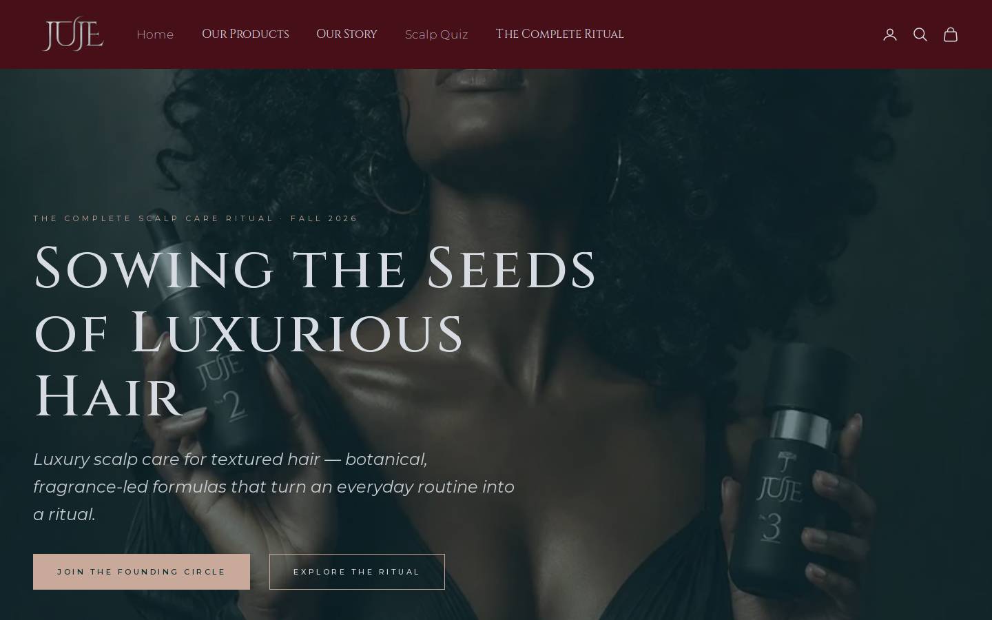 jujeboutique.com homepage screenshot