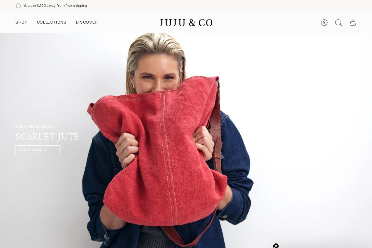 JUJU & CO homepage screenshot