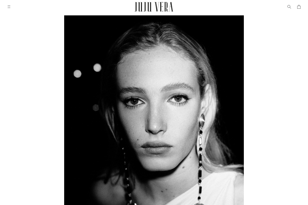 JUJU VERA homepage screenshot